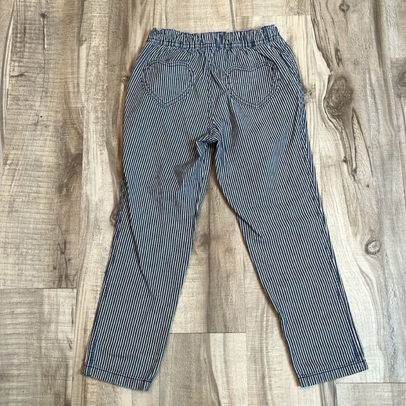 Mini Boden railroad stripe heart pocket elastic waist jeans size 6 - Picture 5 of 8